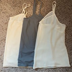 (3) misc camisoles / lining for blouses 22/24W